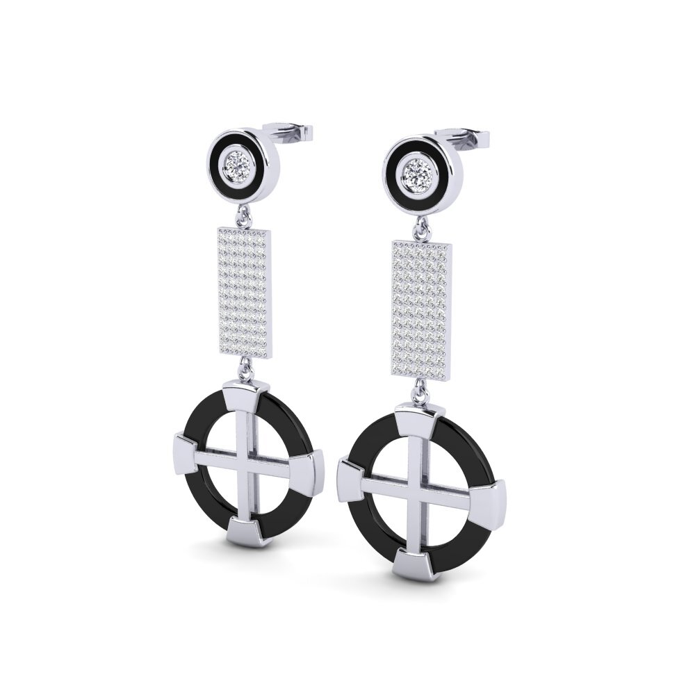 Moissanite Brincos Feminino Erald