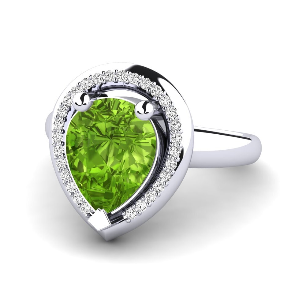 Peridoto Anillo de compromiso Eranthe