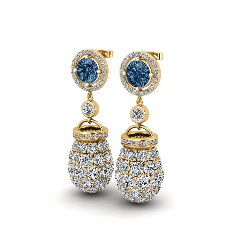 Blue Diamond Women's Earring Erastos