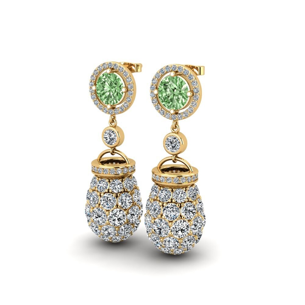 Green Diamond Women's Earring Erastos