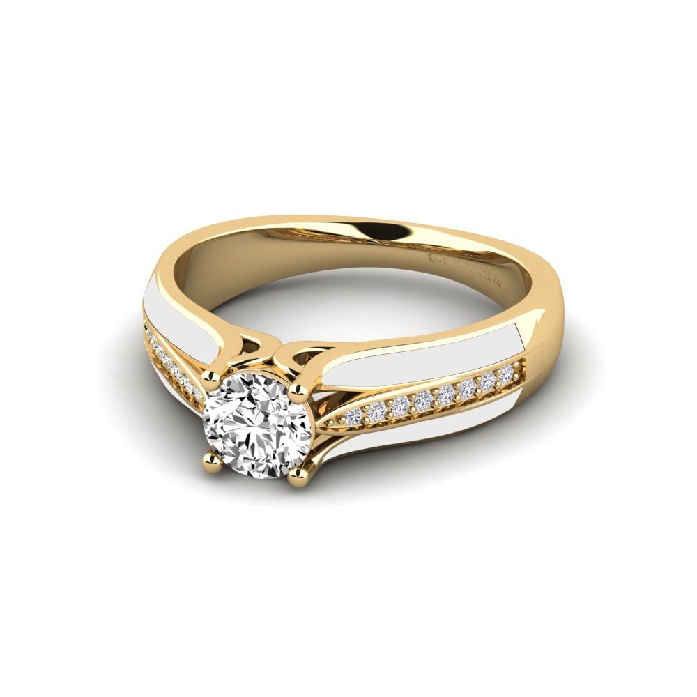 Moissanite Engagement Ring Basilia