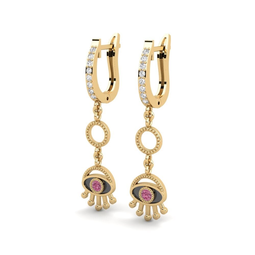 Grenat de Rhodolite Boucle d'oreille femme Eretto