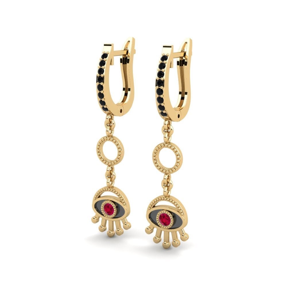 Rubis Boucle d'oreille femme Eretto