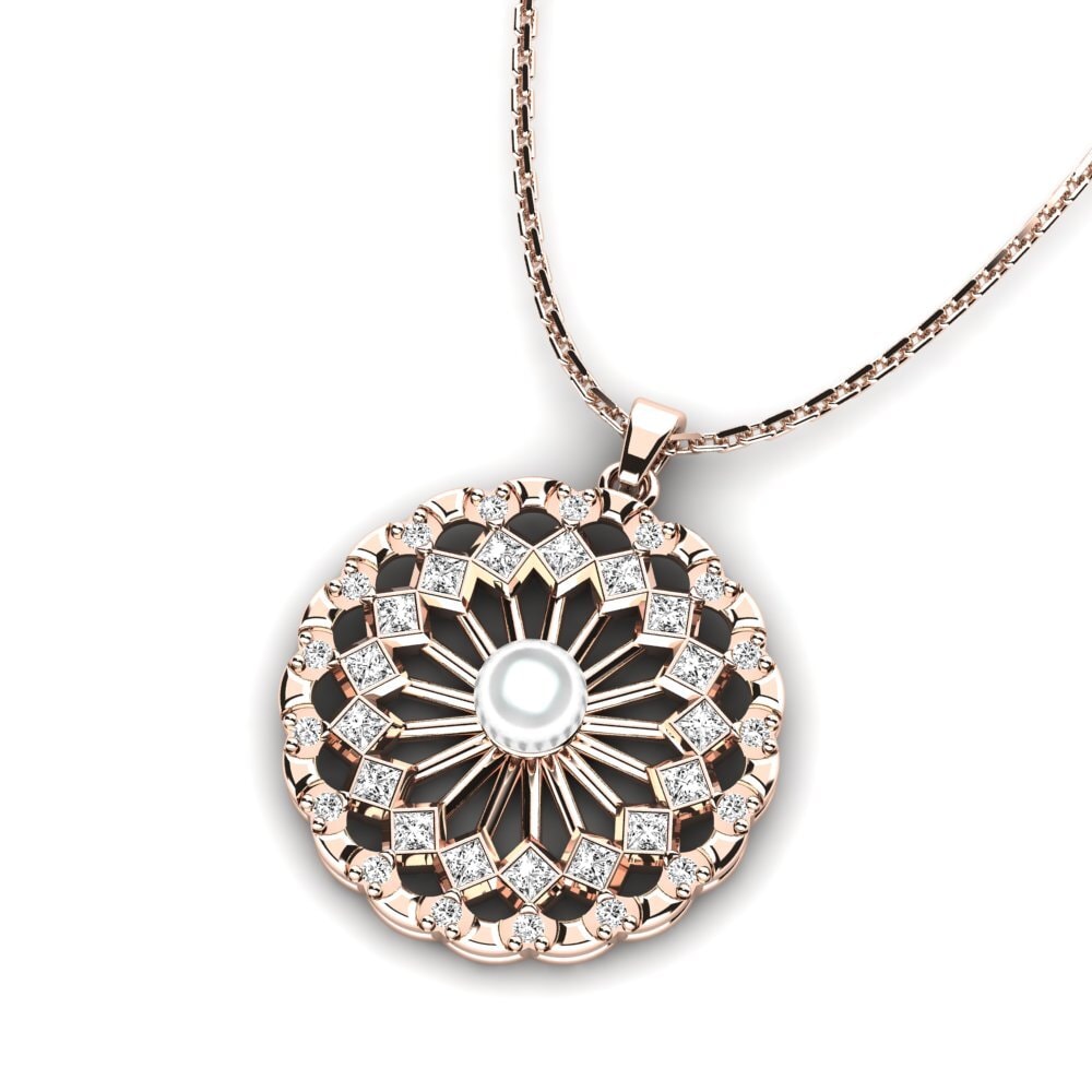 Princess Moissanite Women's Pendant Ergnyons