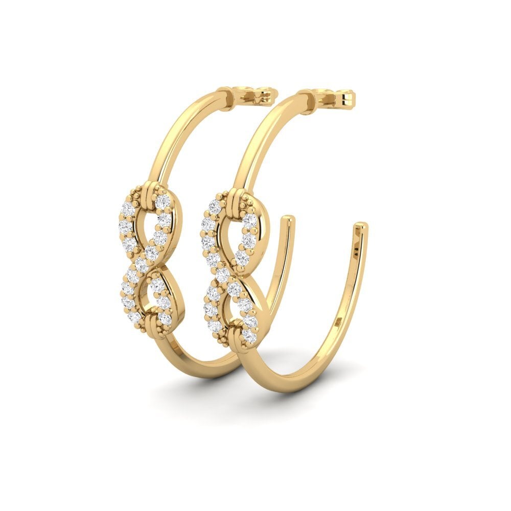 yellow-375 diamante-safira Brincos Feminino Eriline
