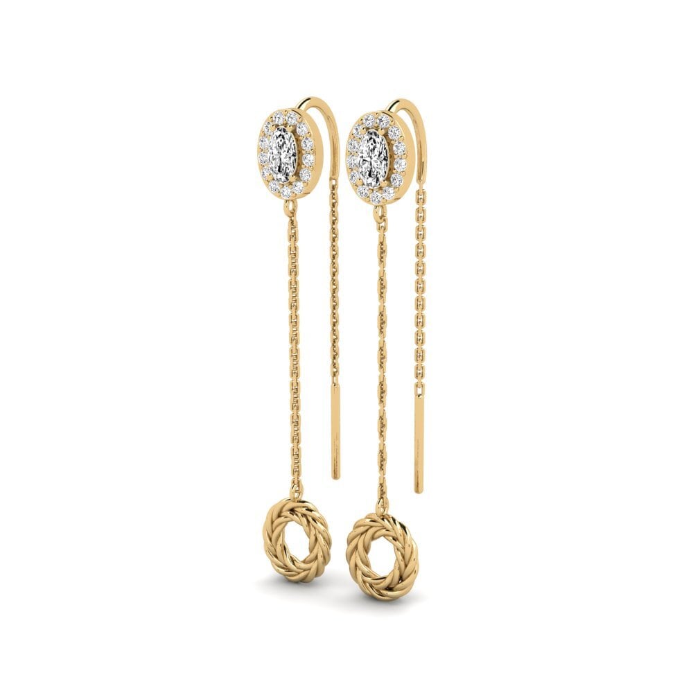 Moissanite Brincos Feminino Errugabea