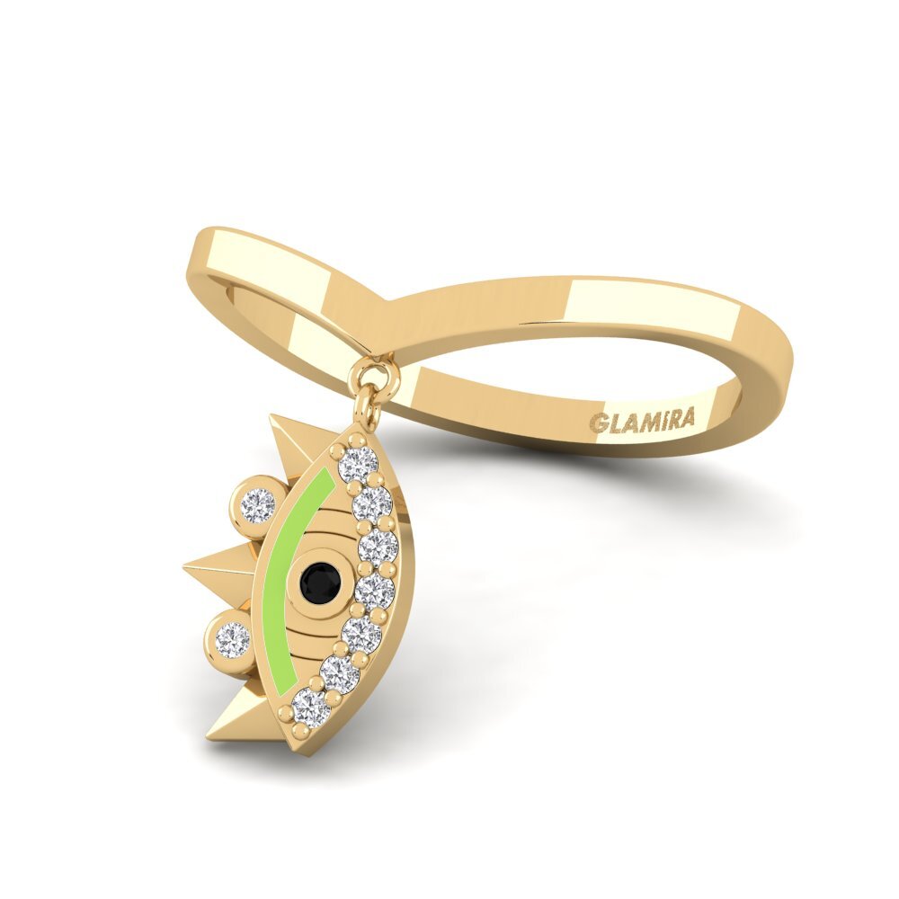 Schwarzer Diamant Ring Escudona
