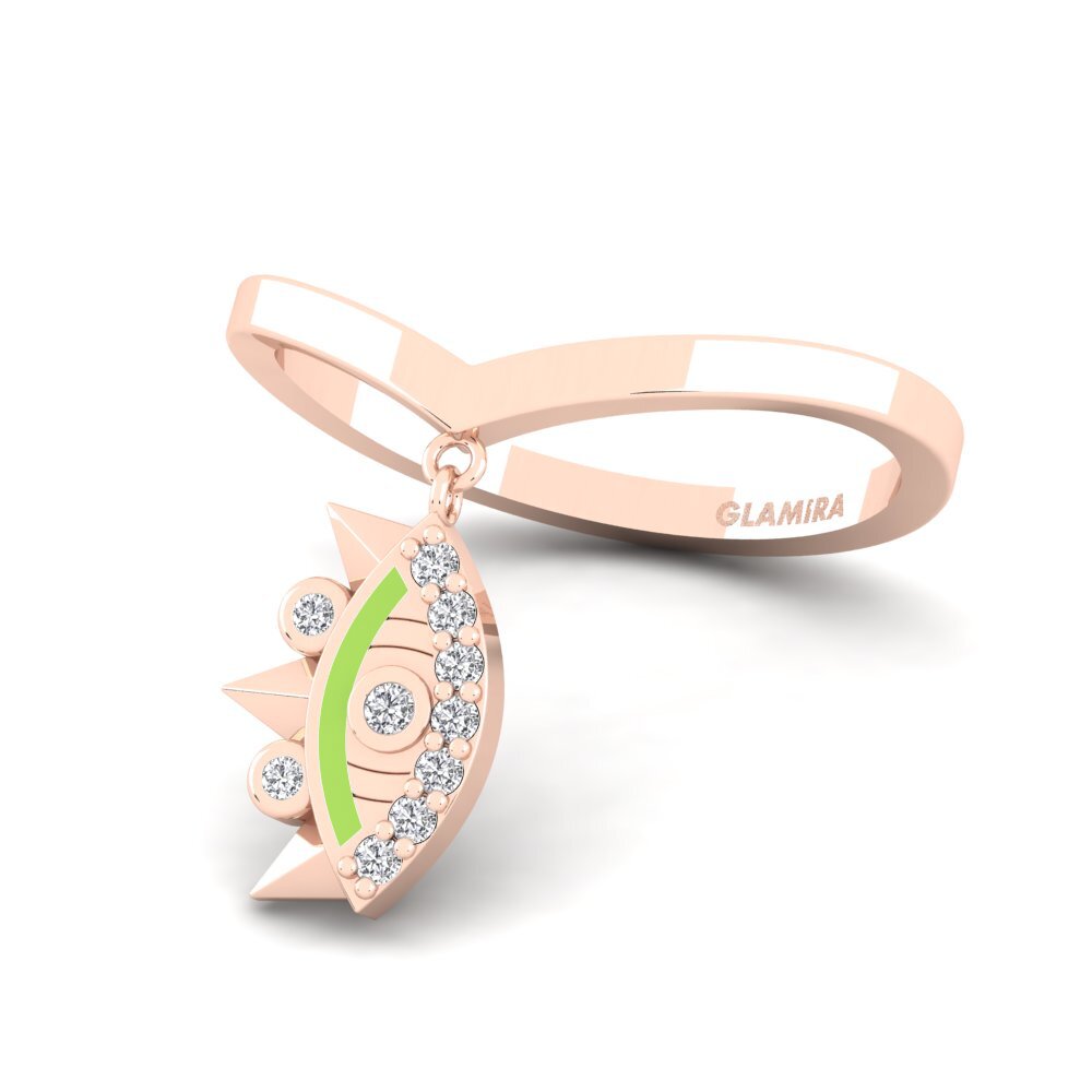 Rotgold 585 Ring Escudona