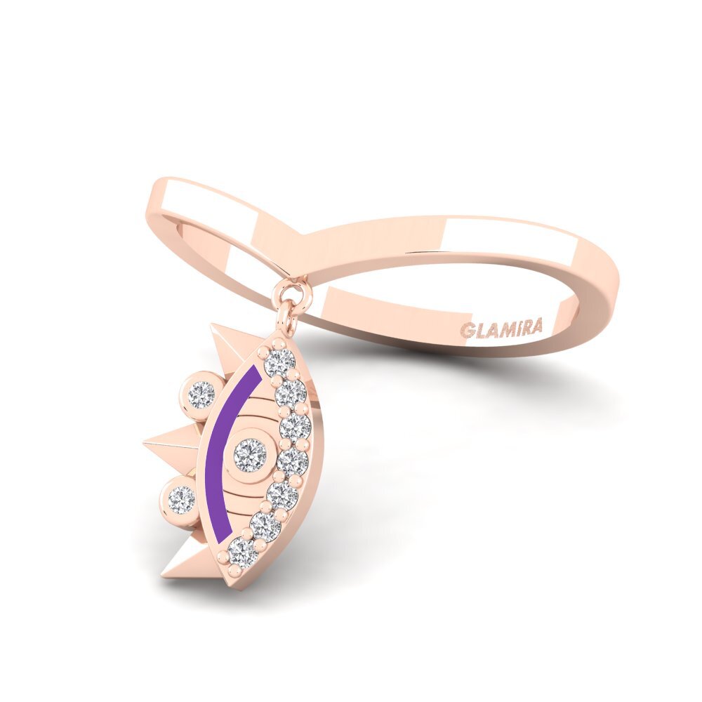 Rotgold 585 Ring Escudona