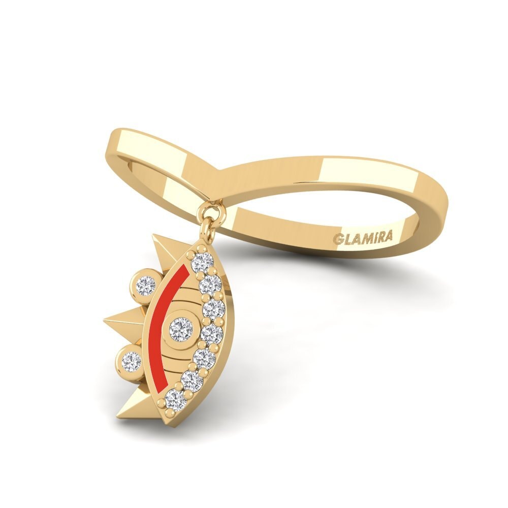 Labor-gezüchteter Diamant Ring Escudona