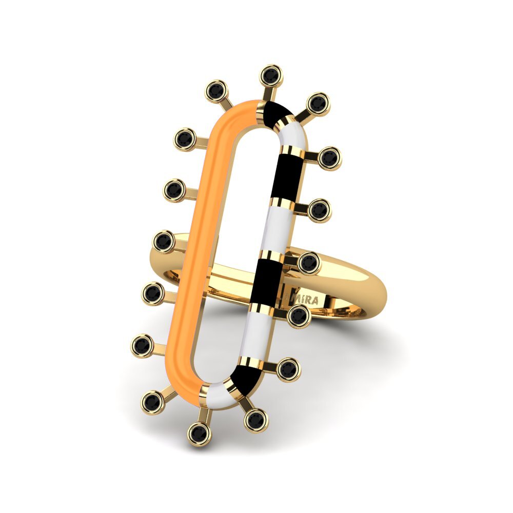Schwarzer Saphir Ring Espanador