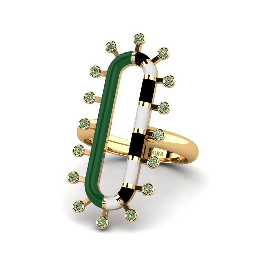 Green Diamond Ring Espanador