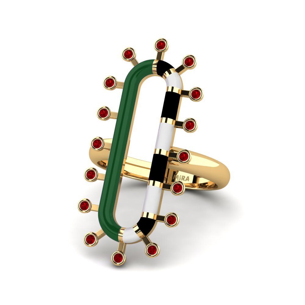 Circonita Roja Anillo Espanador