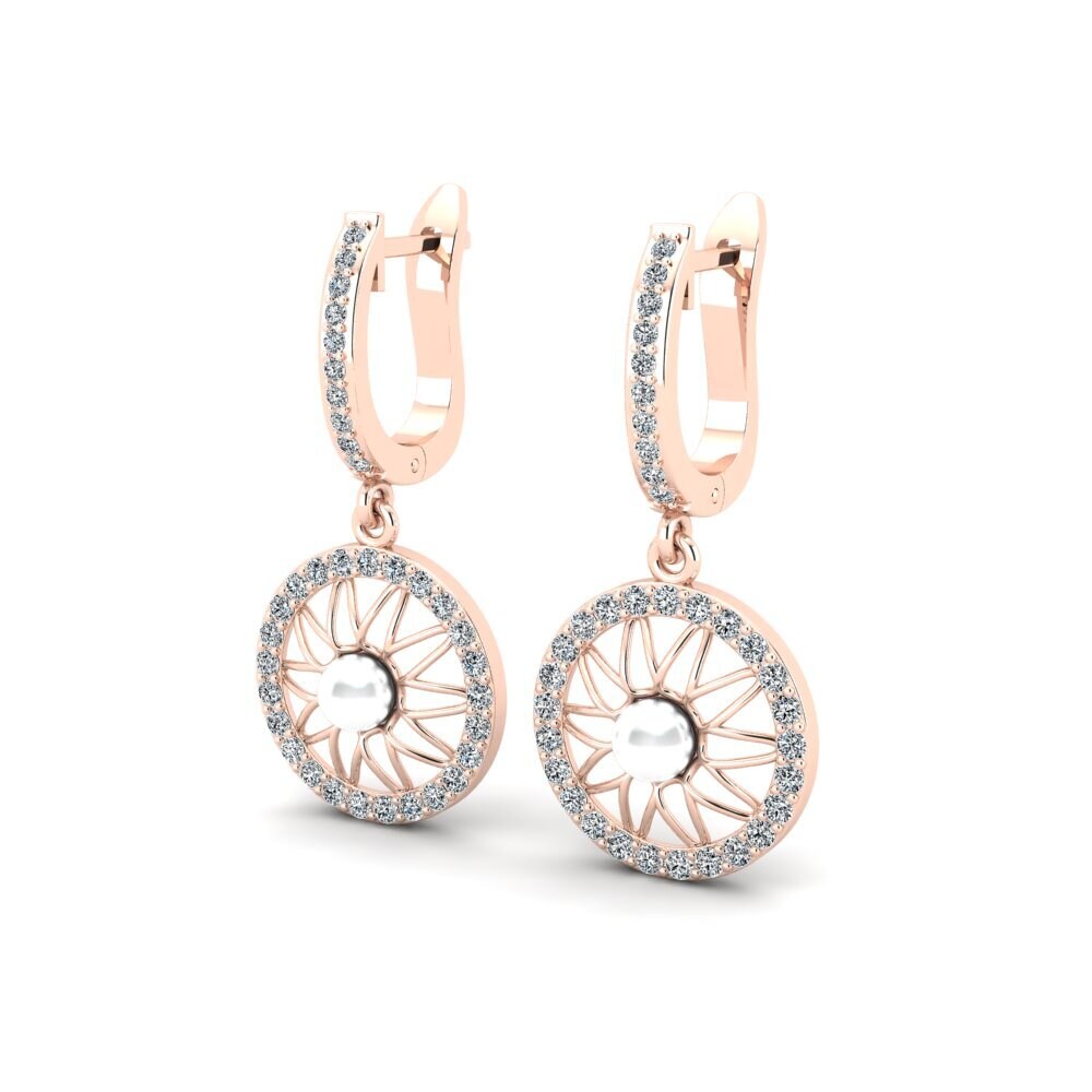 14ct Rose Gold Women's Earring Esperienzant