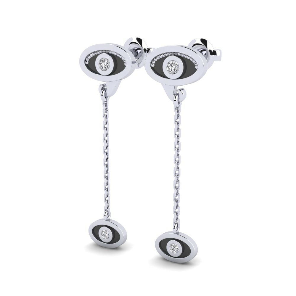 Diamant Boucle d'oreille femme Esplicativo