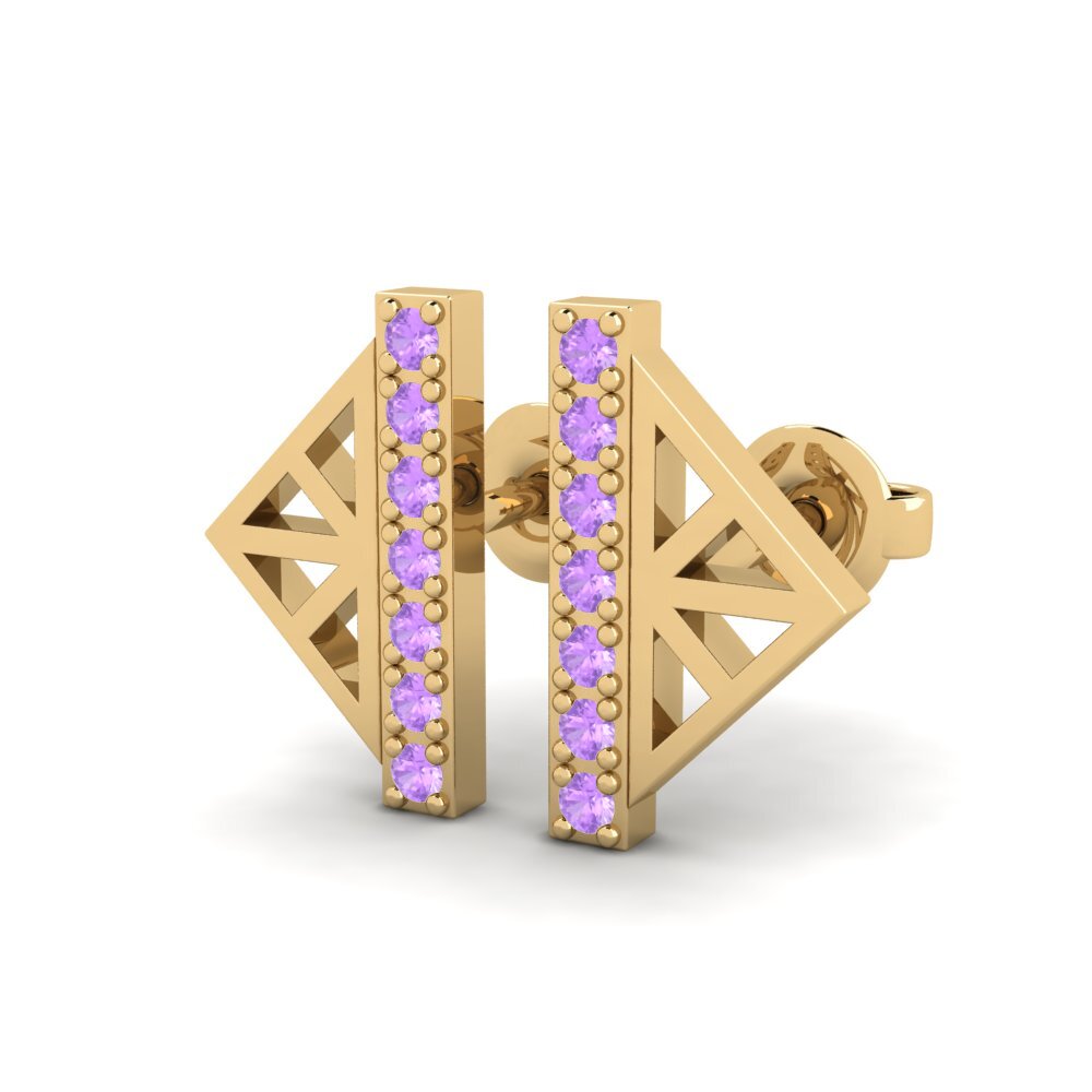 Amethyst Damen ohrring Estienne