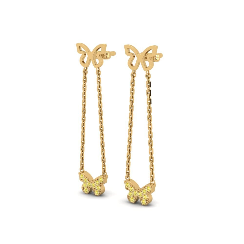 Yellow Sapphire Earring Eston