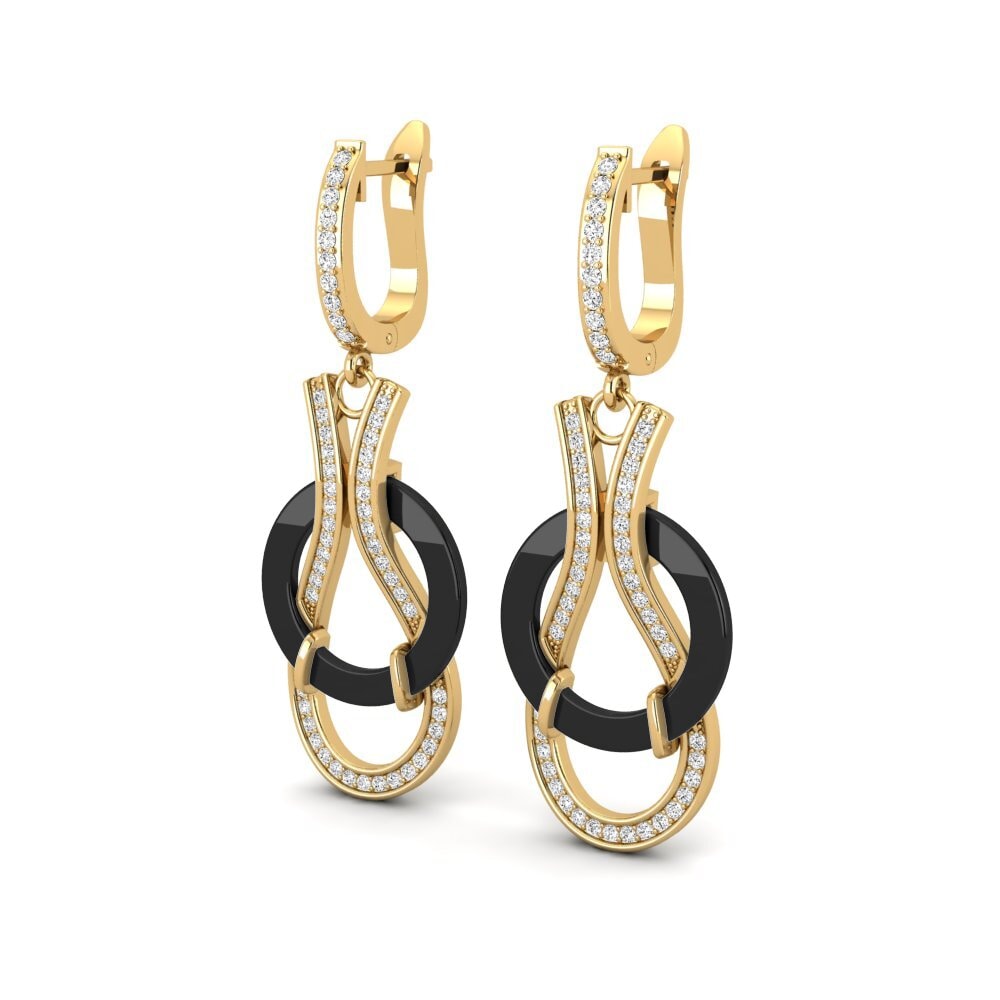 Moissanite Brincos Feminino Ethelene