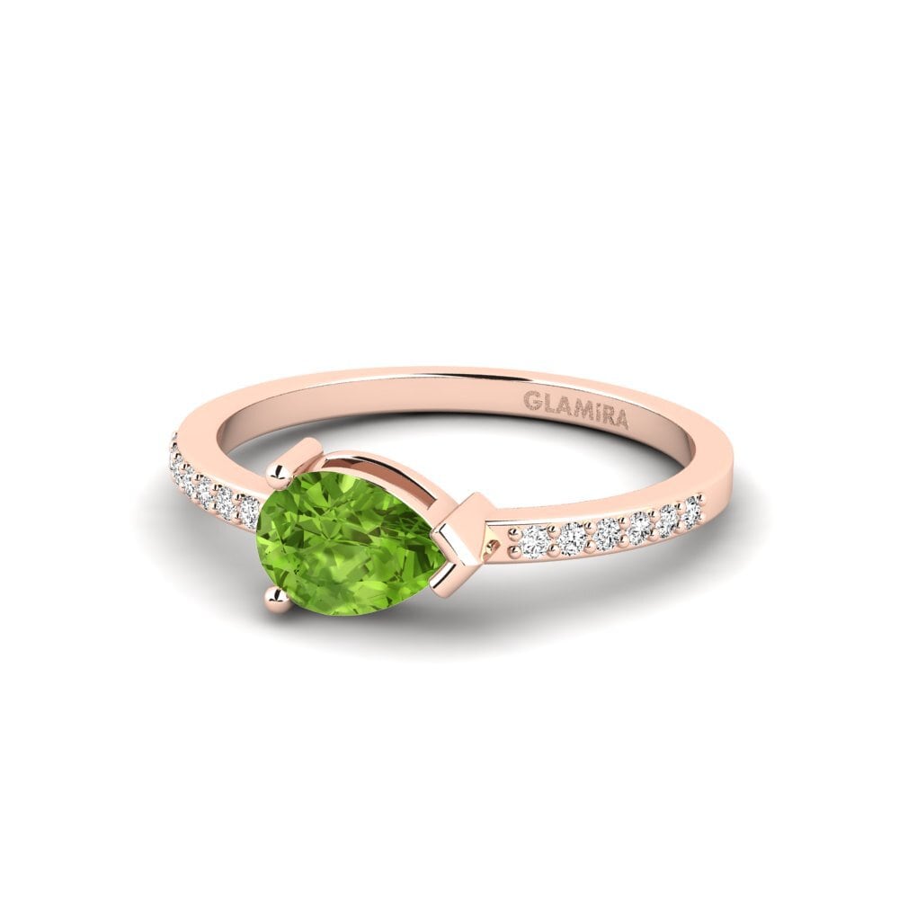 Peridoto Anillo de compromiso Ethera