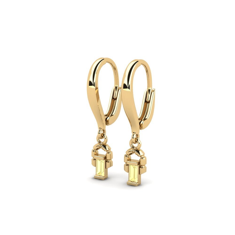 Yellow Sapphire Women's Earring Eubea