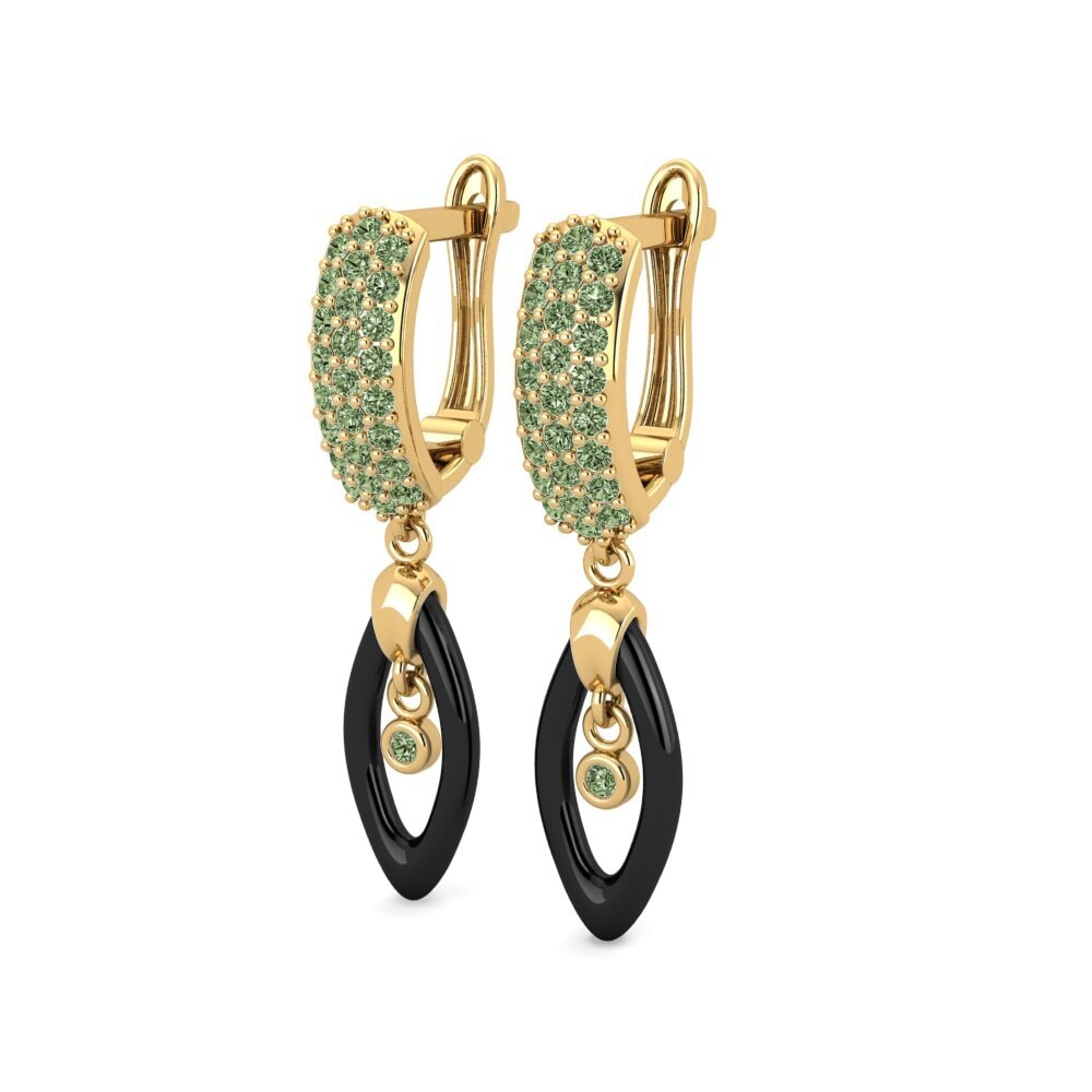 Diamante Verde Pendiente de mujer Eudora