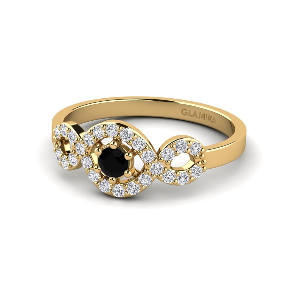 Black Diamond Engagement Ring Eufem