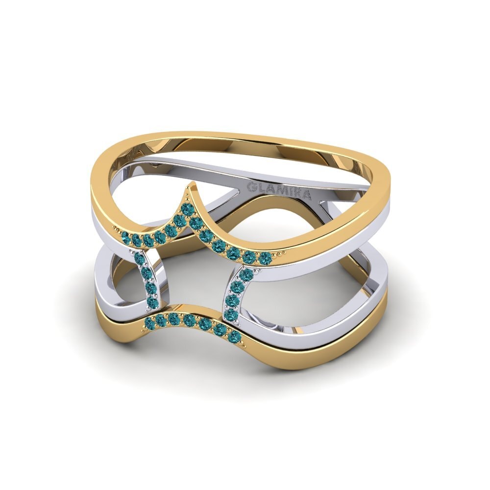 Blue Diamond Ring Euploia