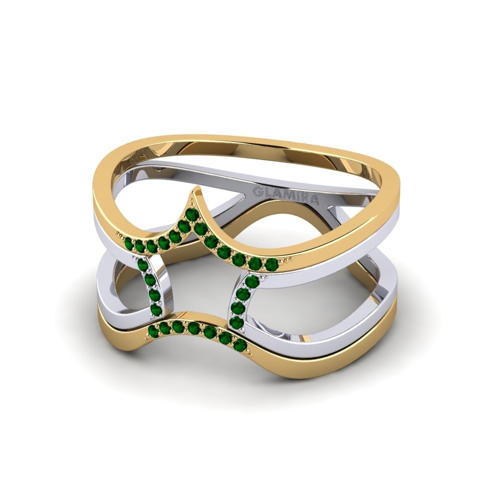 emerald-zirconia แหวน Euploia