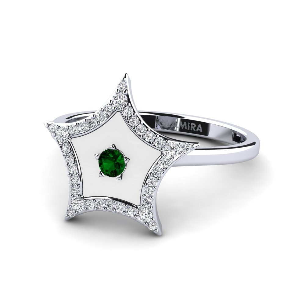 emerald-zirconia แหวน Eveningstar