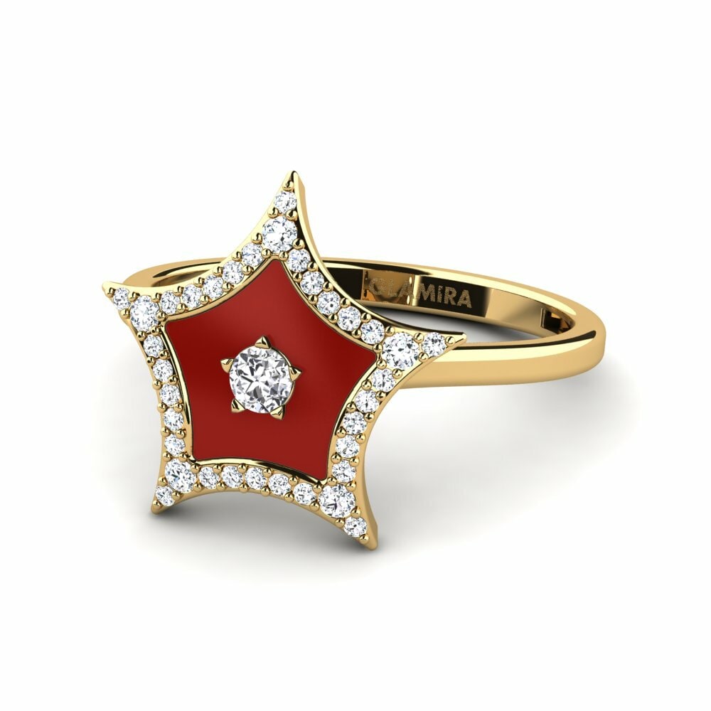 Bagues Diamant De Synthèse Étoiles