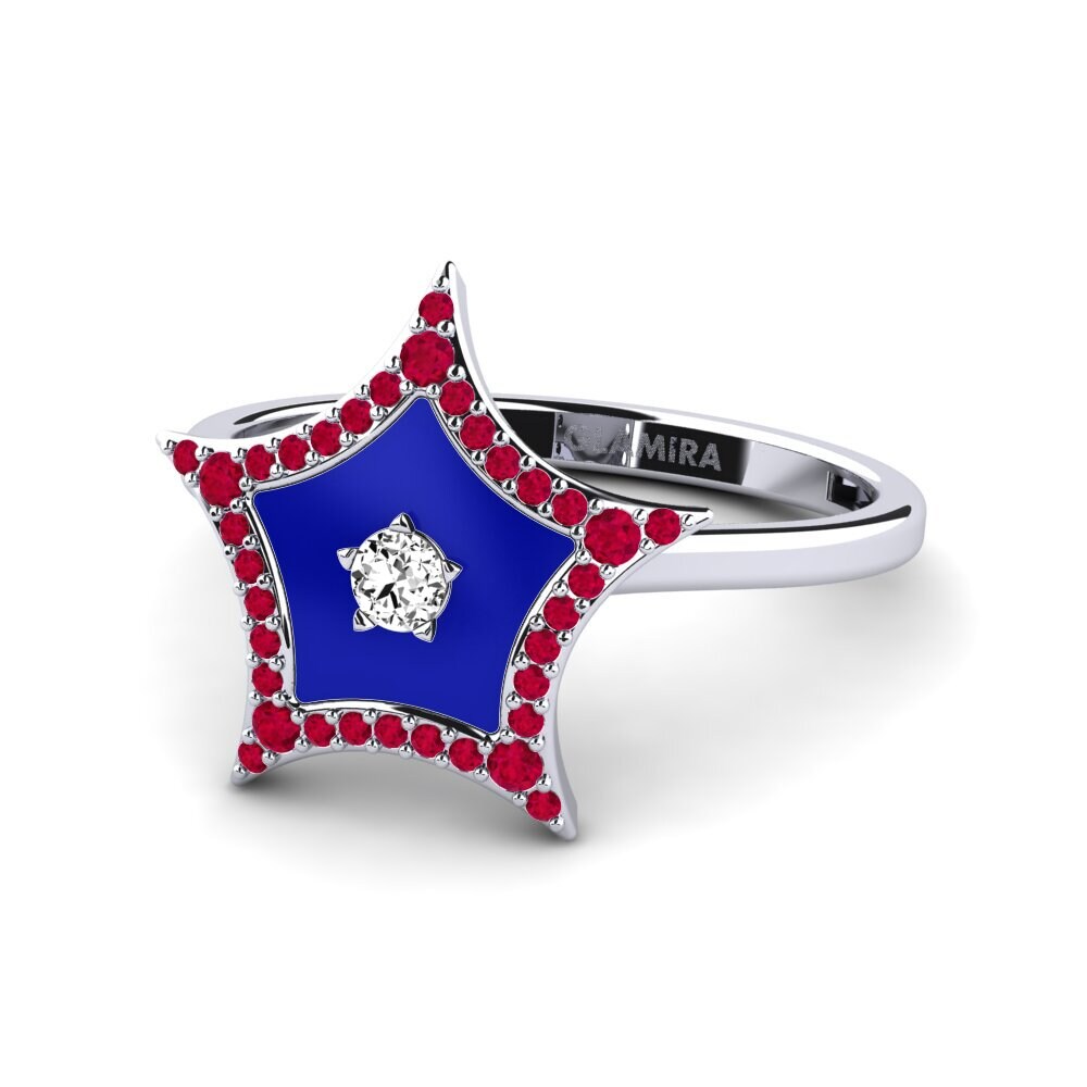 Moissanit Ring Eveningstar