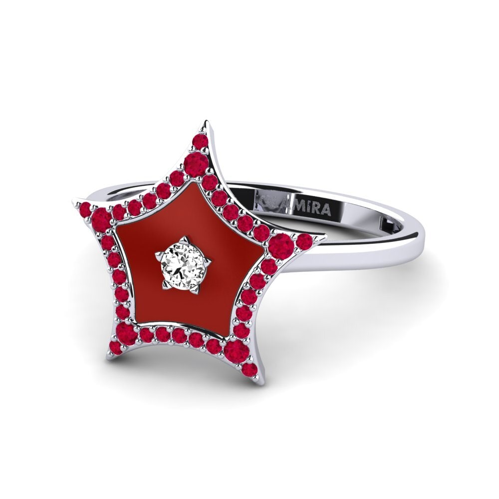 Moissanit Ring Eveningstar