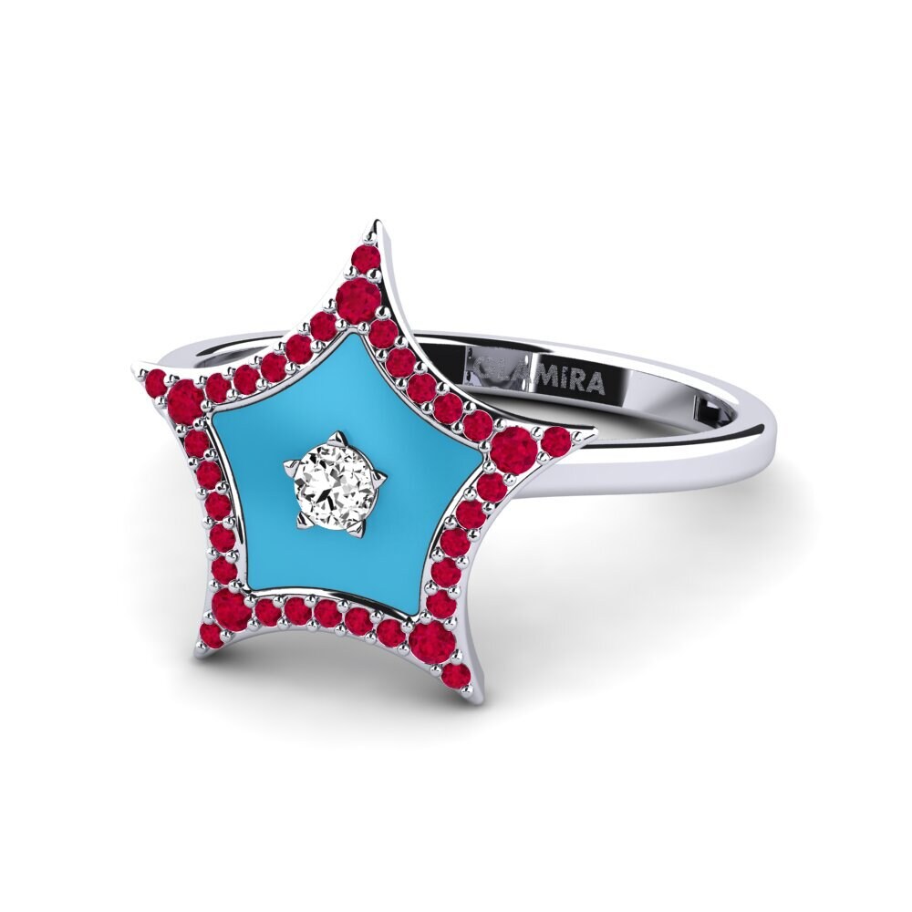 Moissanit Ring Eveningstar