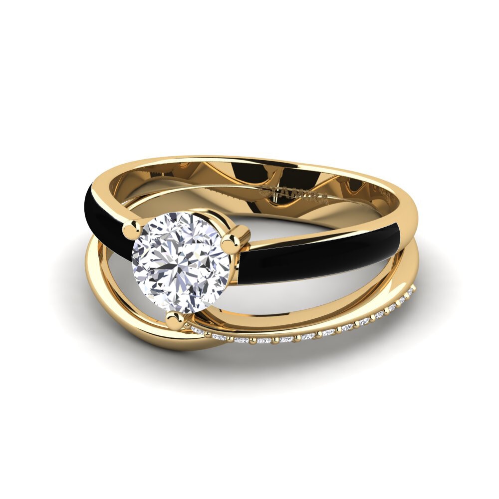 9ct Yellow Gold Engagement Ring Everg