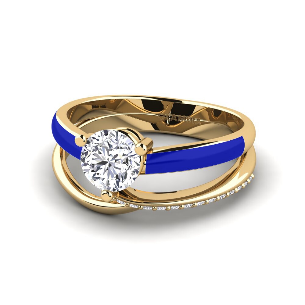 9ct Yellow Gold Engagement Ring Everg