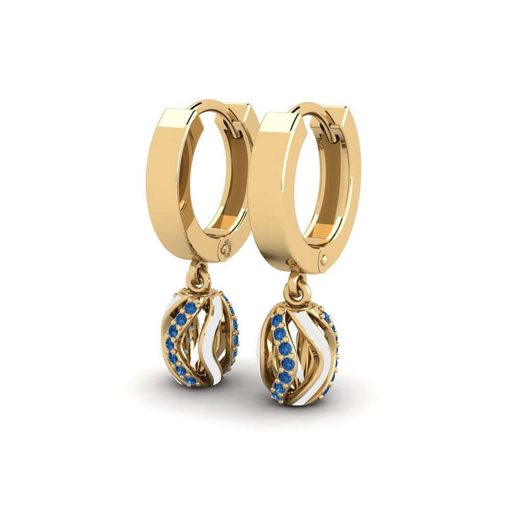 Dark Blue Zirconia Women's Earring Evert