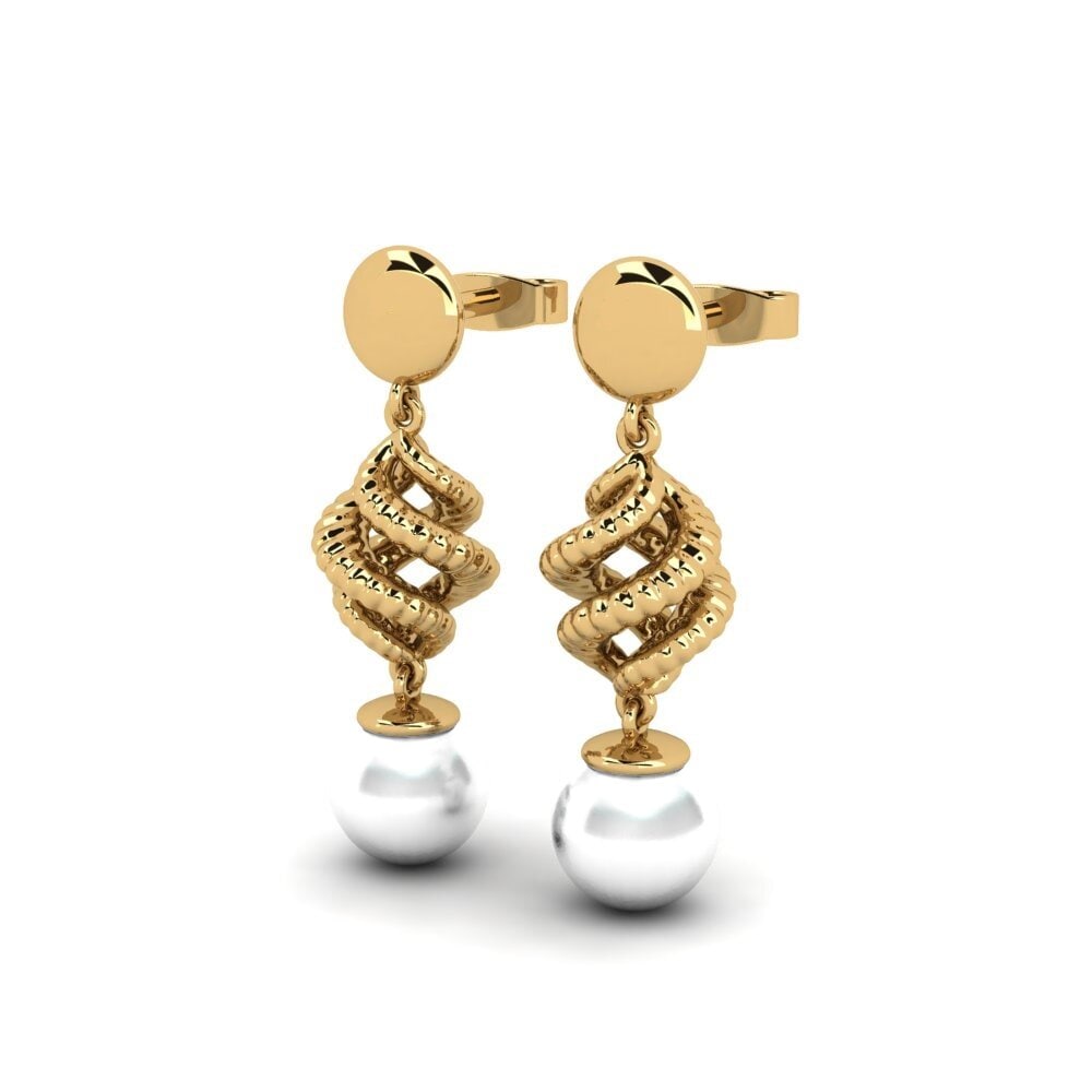 14ct Yellow Gold Women's Earring Evorderp