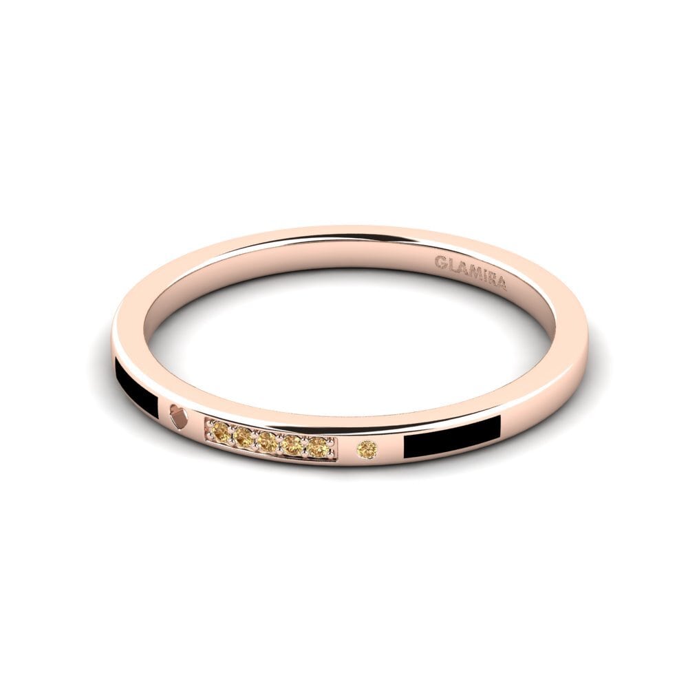 14ct Rose Gold Brown Diamond Men's Ring Expai
