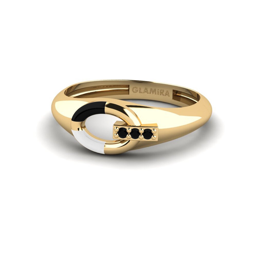 Black Onyx Pinky Ring External