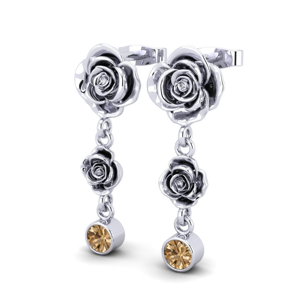 Brown Diamond Women's Earring Eyna