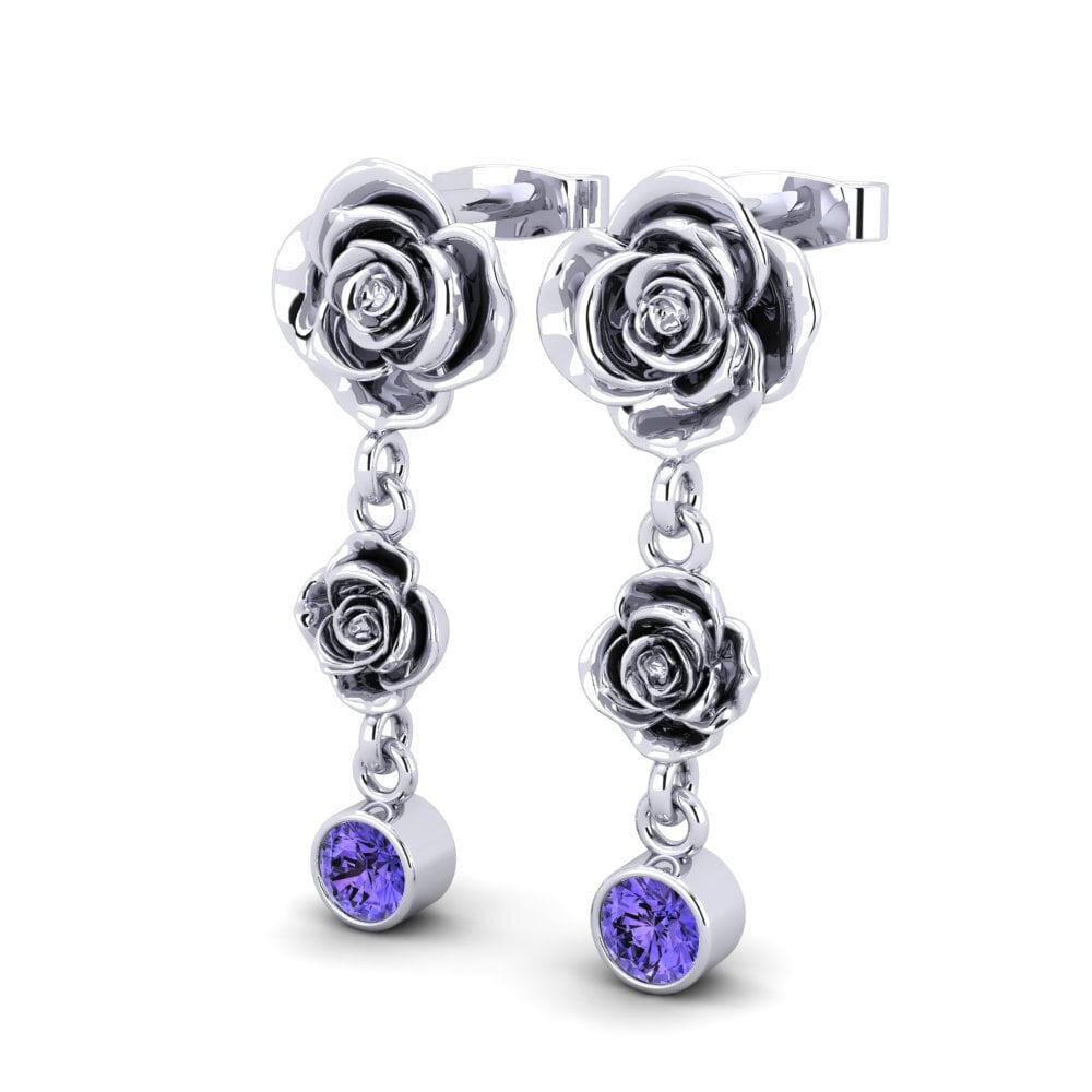 Đá Tanzanite Bông tai nữ Eyna