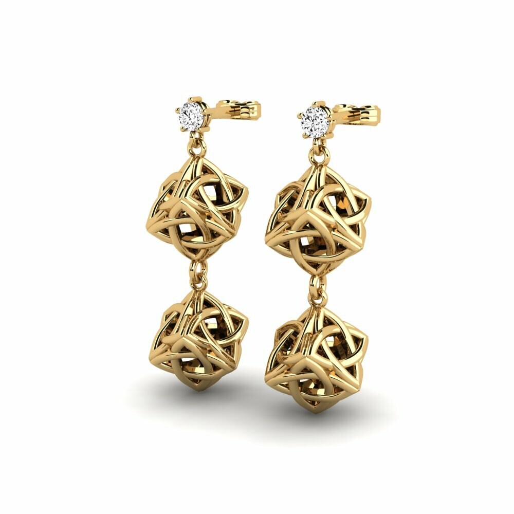 Moissanite Boucle d'oreille femme Eypolo