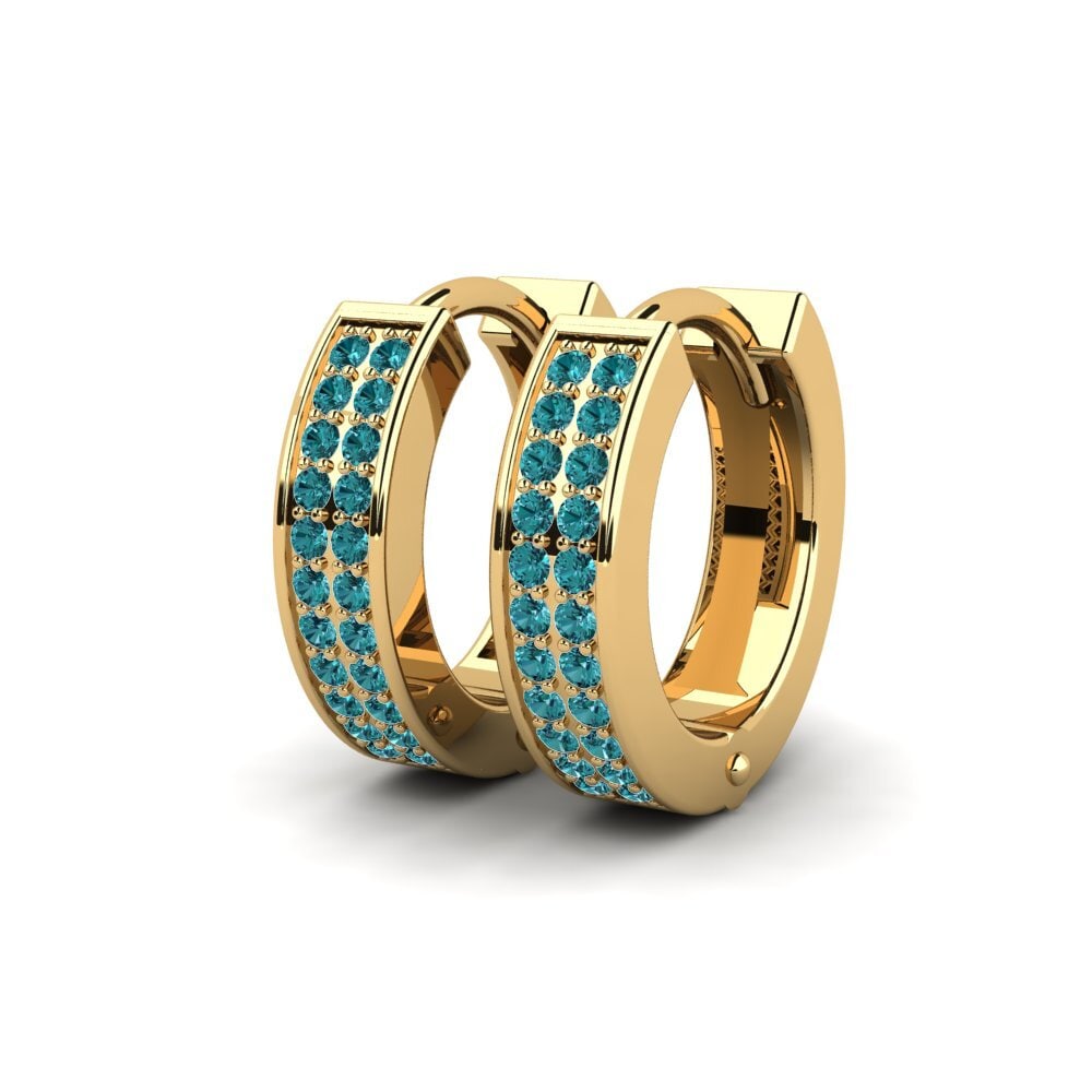 Blue Diamond Women's Earring Ezalor