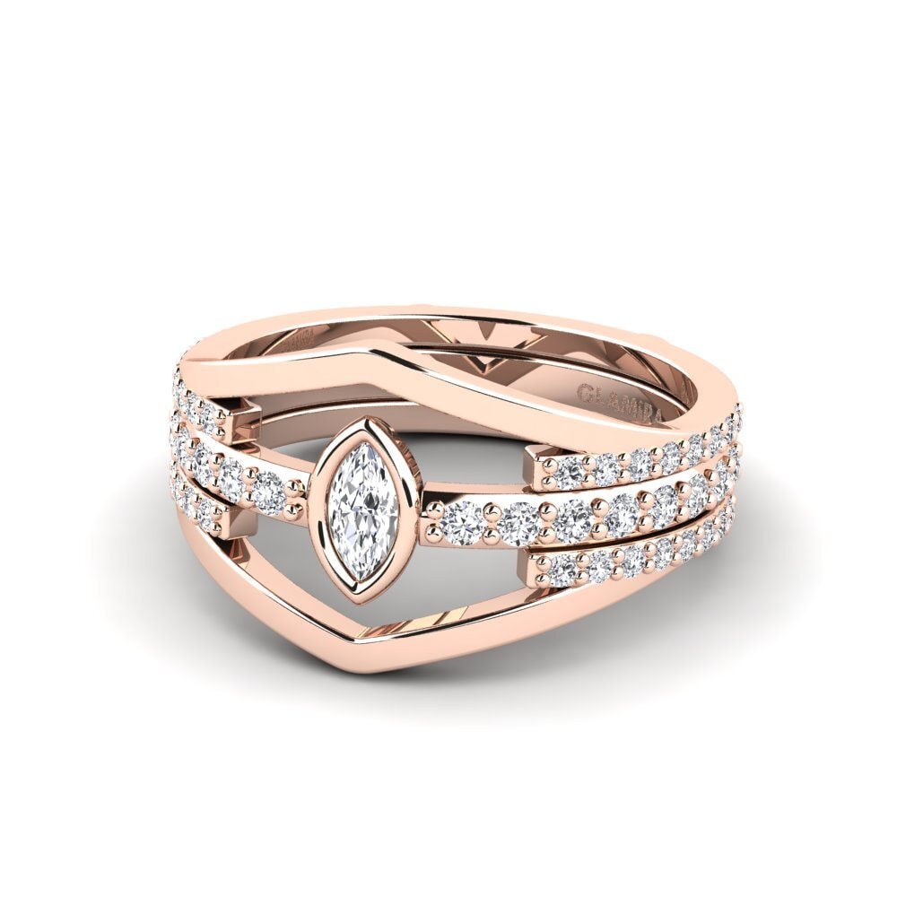 Diamante cultivado en laboratorio Anillo Falcona SET