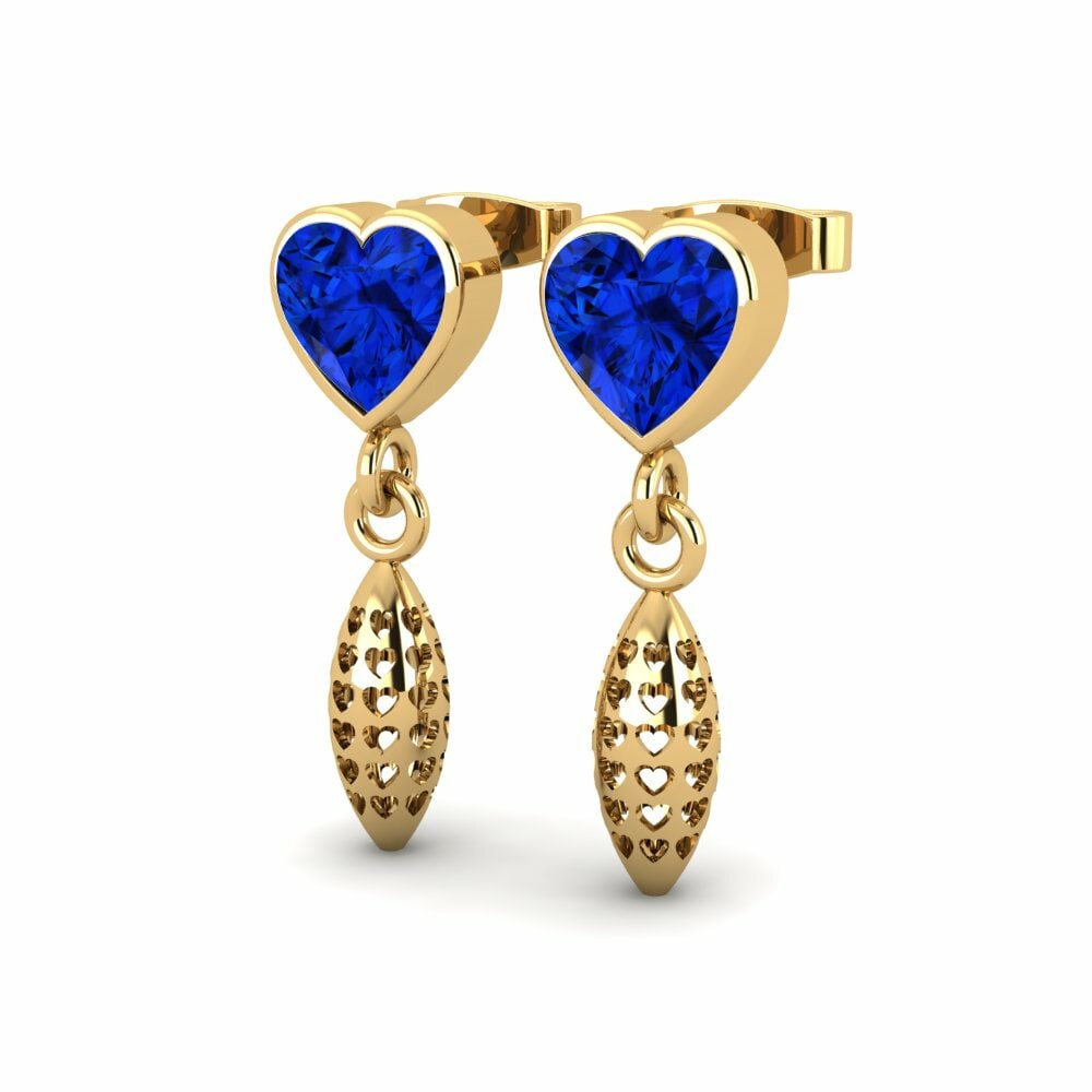 Sapphire (Lab Created) Earring Falina