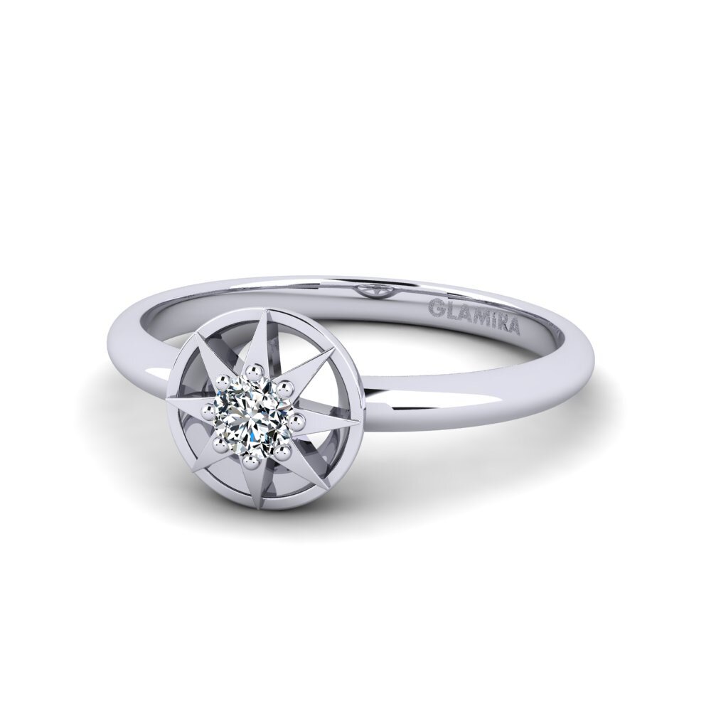 Circonita Anillo meñique Fallingstar
