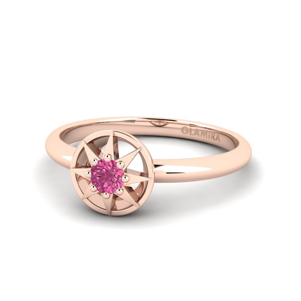 14k Rose Gold Pinky Ring Fallingstar