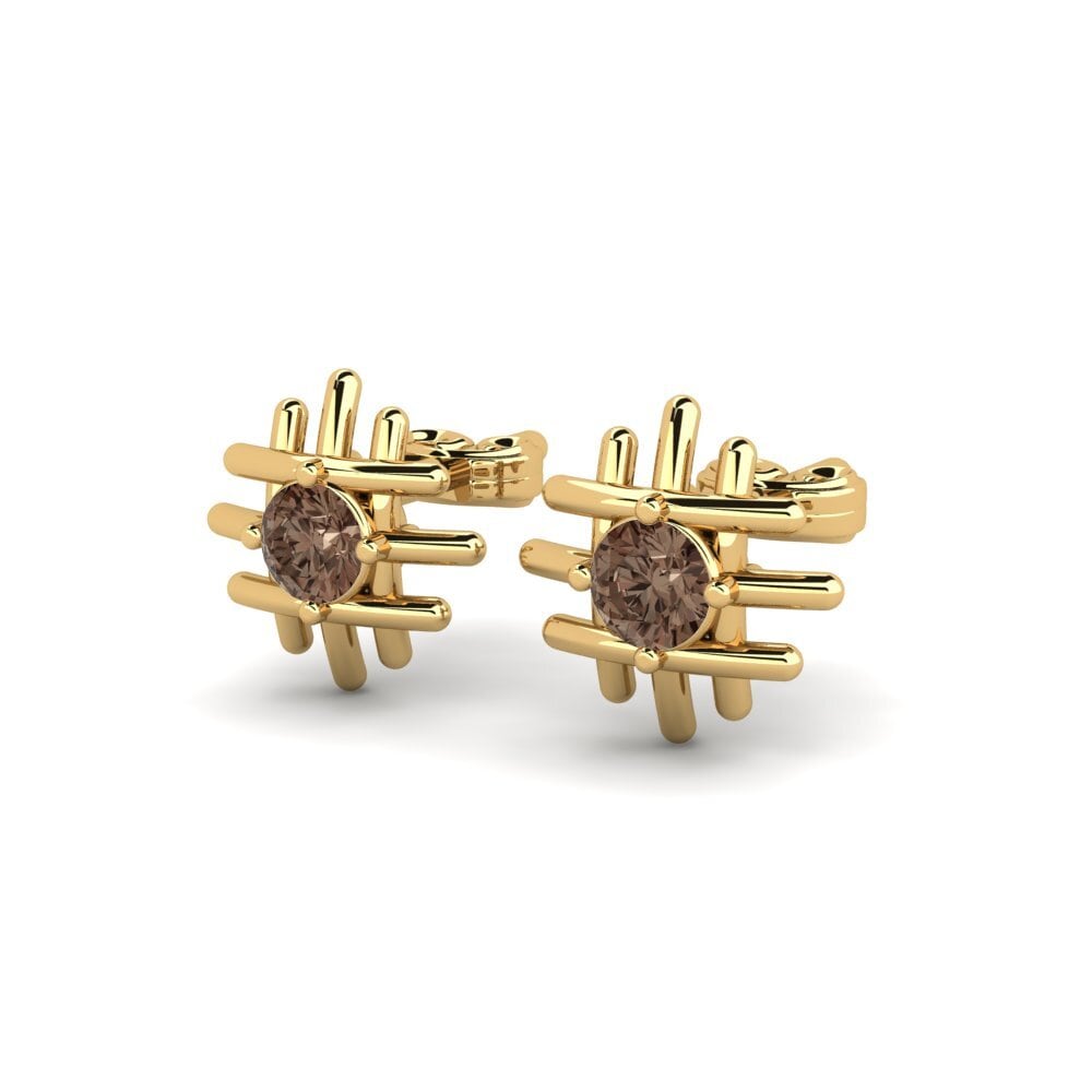 Smoky Quartz Women's Earring Fanilitol