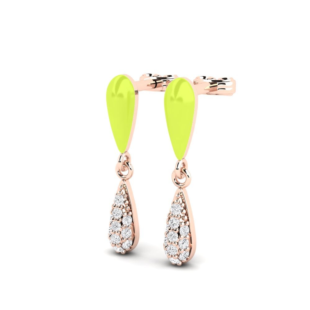 White sapphire Women's Earring Fantasma