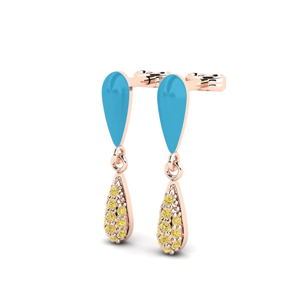 Yellow Diamond Women's Earring Fantasma